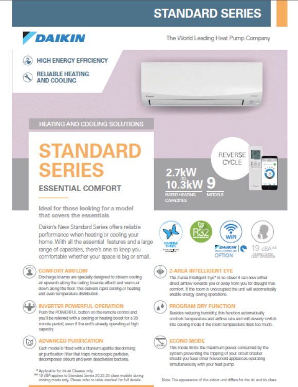 Daikin Standard Series