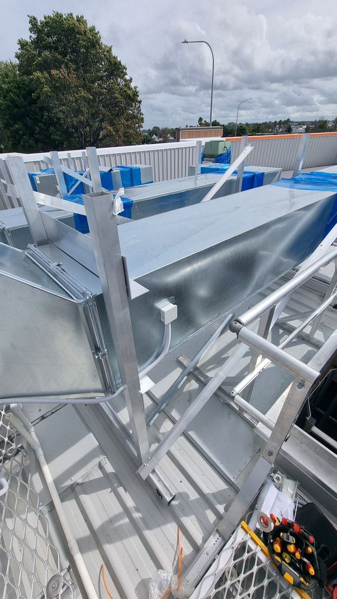 Commercial HVAC sheetmetal ductwork Auckland